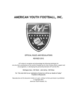 American Youth Football, Inc