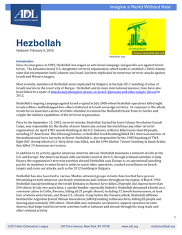 Hezbollah Updated: February 6, 2013