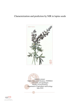 Characterization and Prediction by NIR in Lupins Seeds