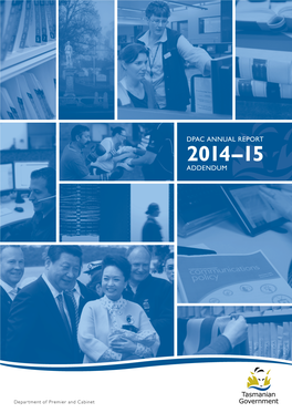DPAC Annual Report 2014-15 ADDENDUM
