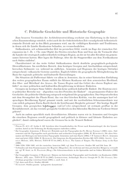 C. Politische Geschichte Und Historische Geographie