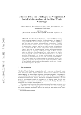 Arxiv:1801.05588V1 [Cs.SI] 17 Jan 2018 the Curators and Potential Players Use Online Social Networks to Contact Each Other