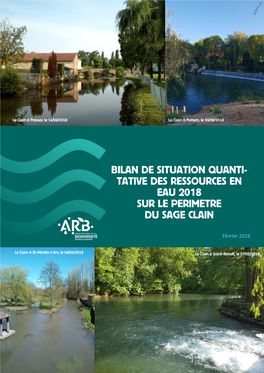 Bilan De Situation Quantitative Des Ressources En Eau 2018 Sur Le