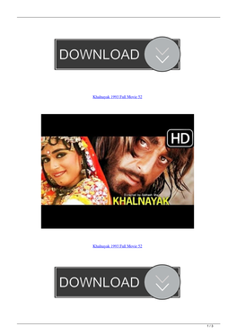 Khalnayak 1993 Full Movie 52