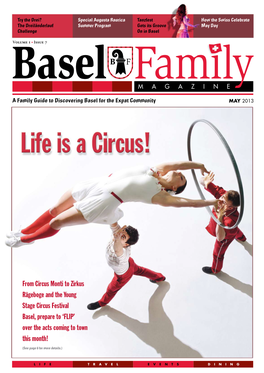 Young Stage Circus Festival Basel, Prepare to ‘FLIP’ Over the Acts Coming to Town This Month!