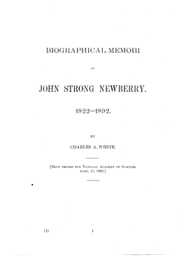 John Strong Newberry