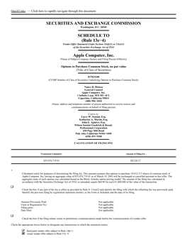 Securities and Exchange Commission Schedule