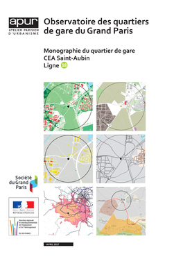 Monographie Du Quartier De Gare CEA Saint-Aubin Ligne ⓲