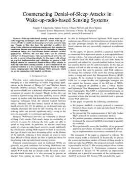 Counteracting Denial-Of-Sleep Attacks in Wake-Up-Radio-Based Sensing Systems