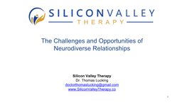 The Challenges and Opportunities of Neurodiverse Relationships