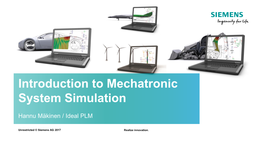 Simcenter Amesim • Examples of Typical Applications • Solutions for All Industries • Simcenter Amesim Student Edition