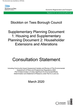 Consultation Statement