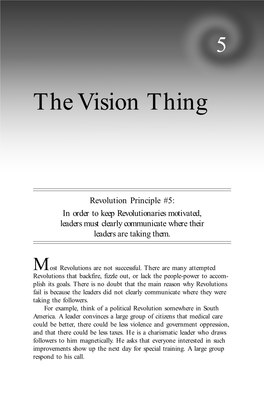 The Vision Thing