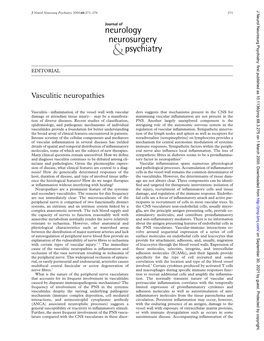 Vasculitic Neuropathies