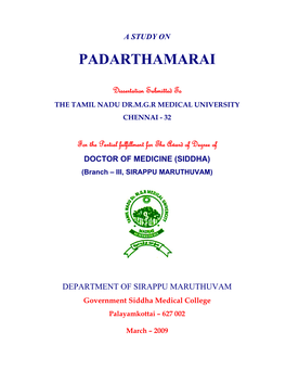 Padarthamarai