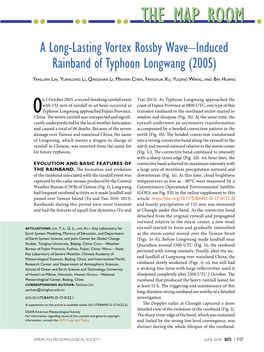 A Long-Lasting Vortex Rossby Wave–Induced Rainband of Typhoon Longwang (2005)