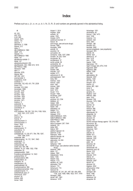 2302 Index Prefixes Such As Α-, Β-, O-, M-, P-, D-, L-, N-, O-, R-, S