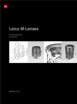 Leica M-Lenses