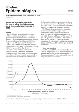 Boletim Volume 46 Epidemiológico N° 7 - 2015