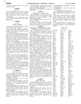 Congressional Record—House H3522