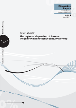 The Regional Dispersion of Income Inequality in Nineteenth-Century Norway