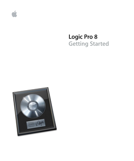 Logic Pro 8 Getting Started (Manual)