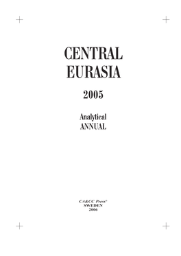 Central Eurasia 2005