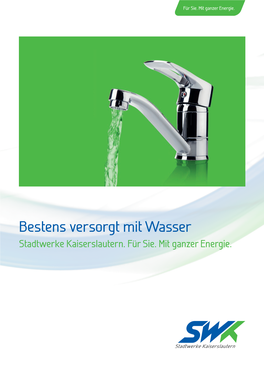 Bestens Versorgt Mit Wasser Stadtwerke Kaiserslautern