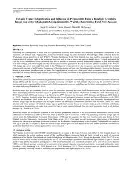 Volcanic Texture Identification and Influence on Permeability Using A