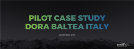 Interactive Dora Baltea Infographic