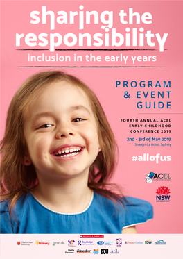 EARLY CHILDHOOD CONFERENCE 2019 2Nd - 3Rd of May 2019 Shangri-La Hotel, Sydney #Allofus