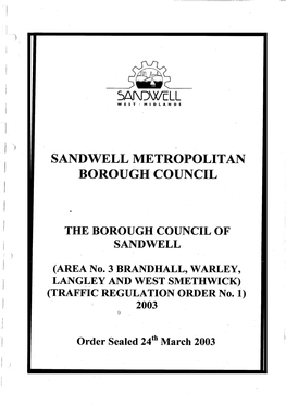 Sandwell Metropolitan Borough Council