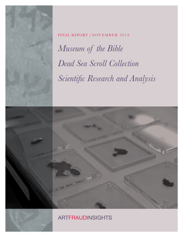 Dead Sea Scrolls Fragments in the Museum Collection (Publications of Museum of the Bible 1; Leiden: Brill, 2016)