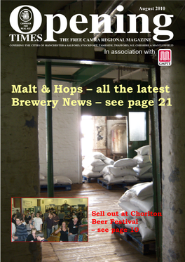 Malt & Hops – All the Latest Brewery News – See Page 21