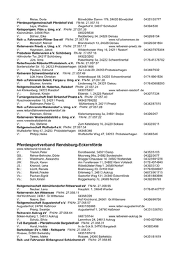 Pferdesportverband Rendsburg-Eckernförde