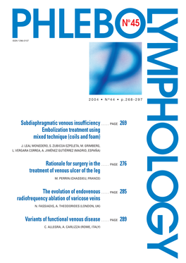 Subdiaphragmatic Venous Insufficiency ...PAGE 269