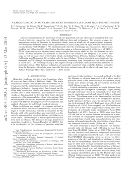 A Large Catalog of Accurate Distances to Molecular Clouds From