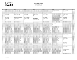 LAF Website EST Grid 04-17-17 Thru 05-28-17