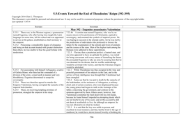 5.5-Events Toward the End of Theodosius' Reign (392-395)