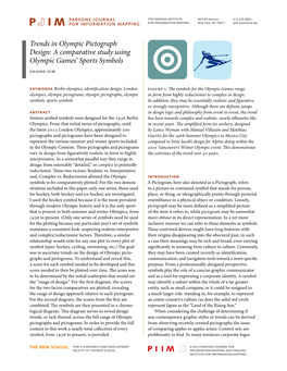 A Comparative Study Using Olympic Games' Sports Symbols