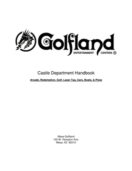Castle Department Handbook