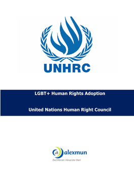 LGBT+ Human Rights Adoption United Nations Human Right Council