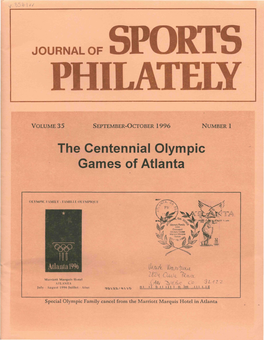 The Centennial Olympic Games of Atlanta