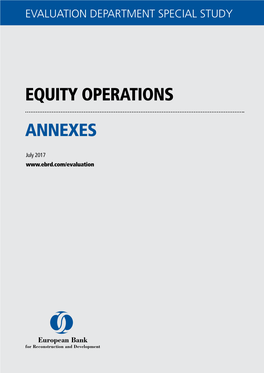 Equity Operations Annexes