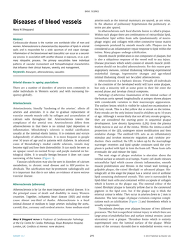 Diseases of Blood Vessels in the Absence of Pulmonary Hypertension the Pulmonary Ar- Teries Are Also Spared