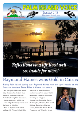 Raymond Haines Wins Gold in Cairns