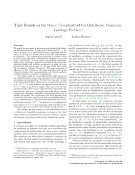 Tight Bounds on the Round Complexity of the Distributed Maximum Coverage Problem∗