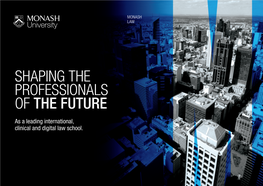 Shaping the Professionals of the Future
