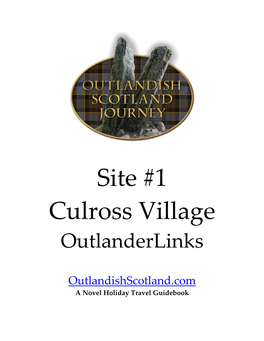 Culross Village Outlanderlinks