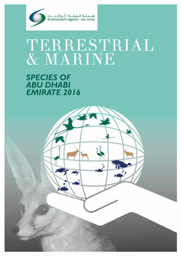 Terrestrial and Marine Species of Abu Dhabi Emirate, 2016